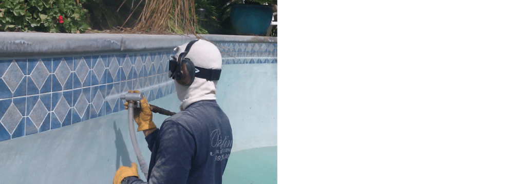 swimming pool tile cleaning service